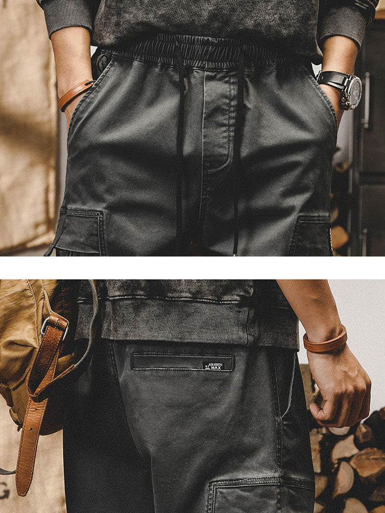 Herren Baumwoll Cargohose mit Stretch