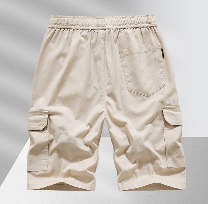 Pantaloncini cargo da uomo con coulisse