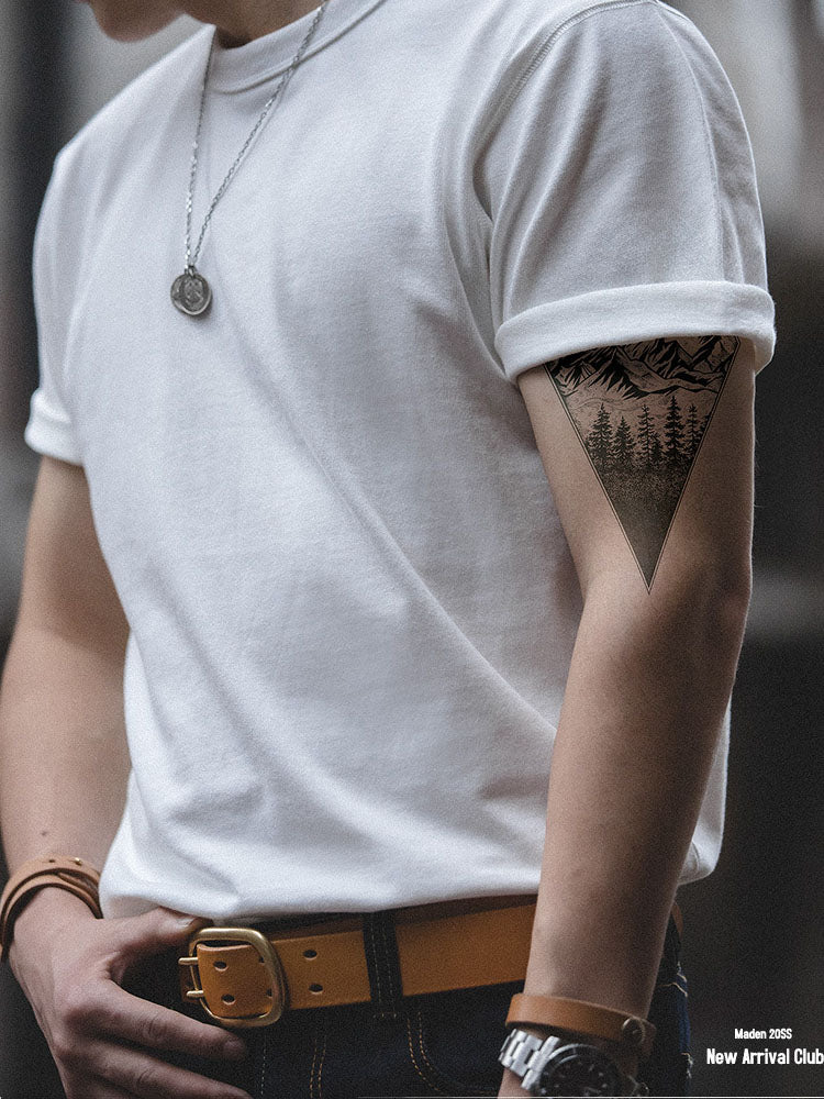 Klassisches Slim Fit T-Shirt für Herren mit Rundhalsausschnitt