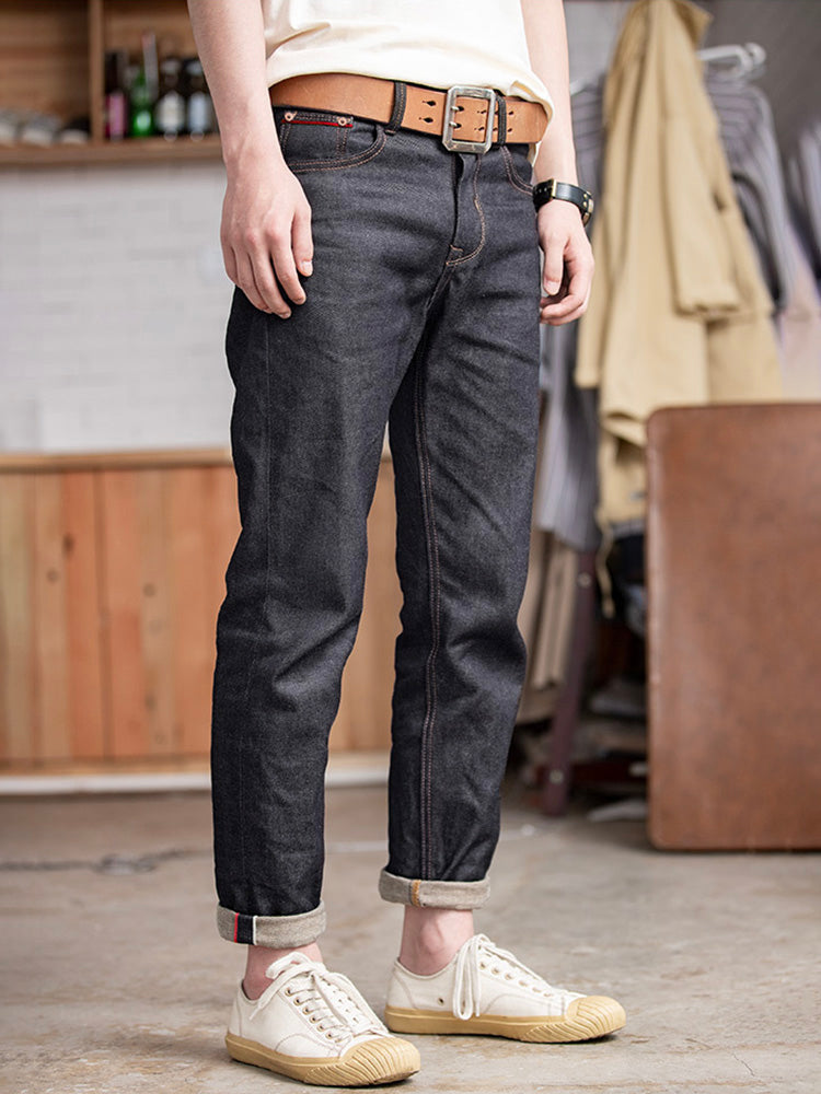 Jean brut style rétro américain pour homme