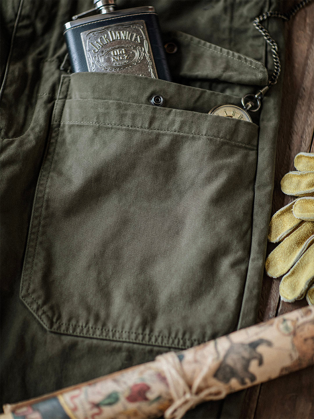 Latzhose Crafter mit Pattentaschen für Herren