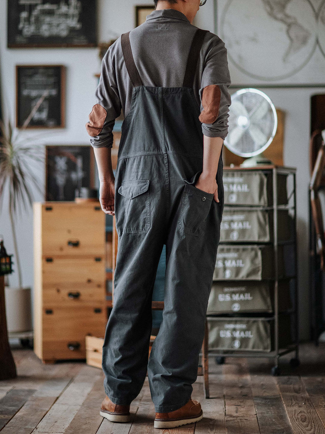 Latzhose Crafter mit Pattentaschen für Herren