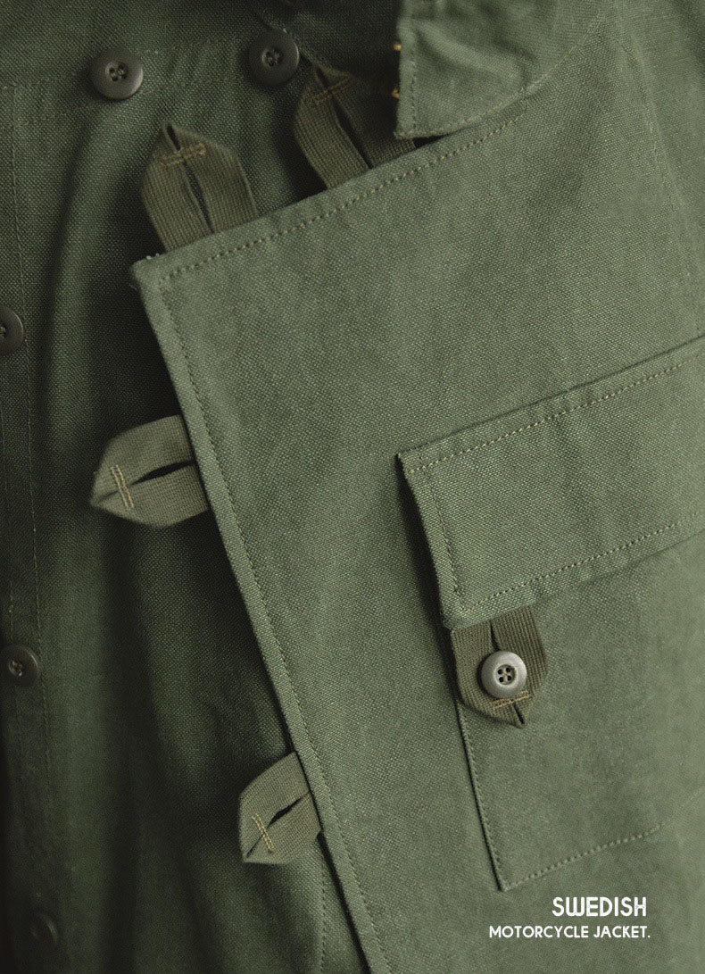 Schwedische Motorradjacke