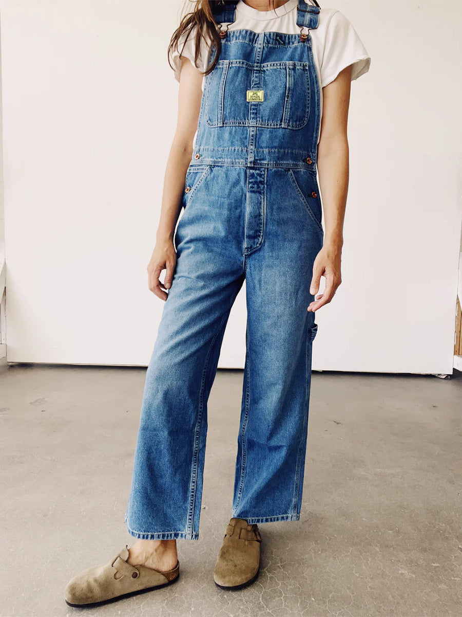 Salopette in denim da donna