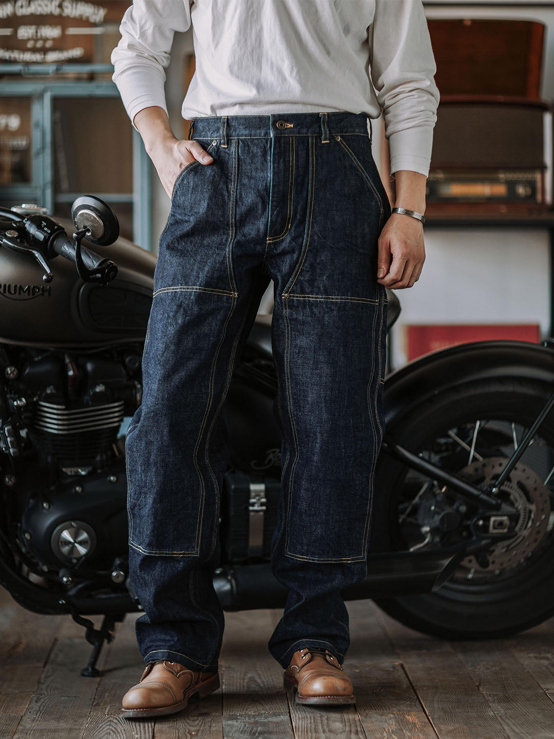 Jean Carpenter Selvedge pour homme