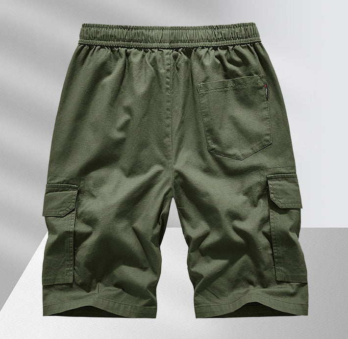 Pantaloncini cargo da uomo con coulisse
