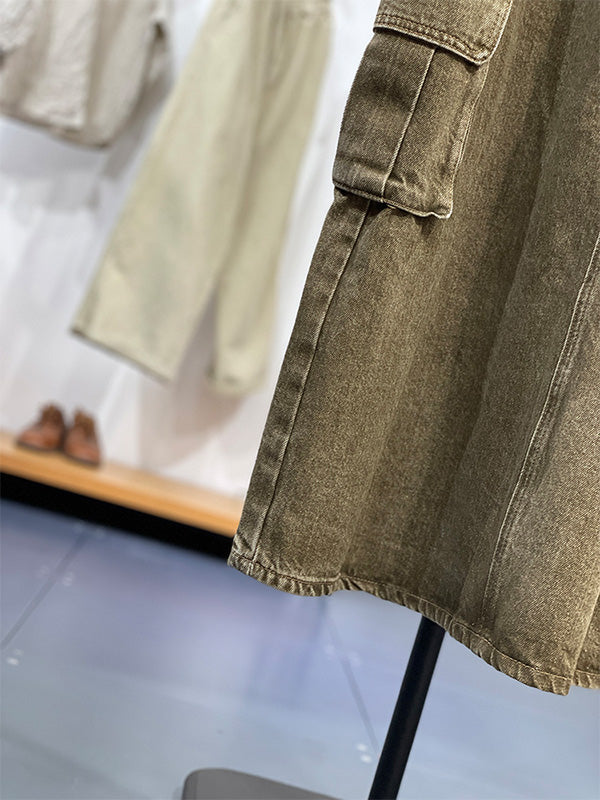 Abito in denim cargo ispirato al vintage