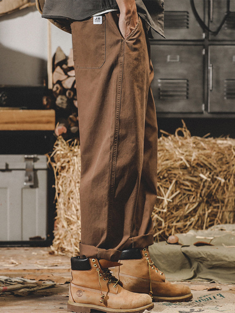 Herren Freizeithose aus 98% Baumwolle und 2% Elastan mit Kordelbund