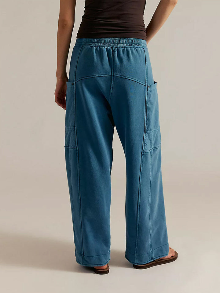 Pantalon décontracté en maille à enfiler