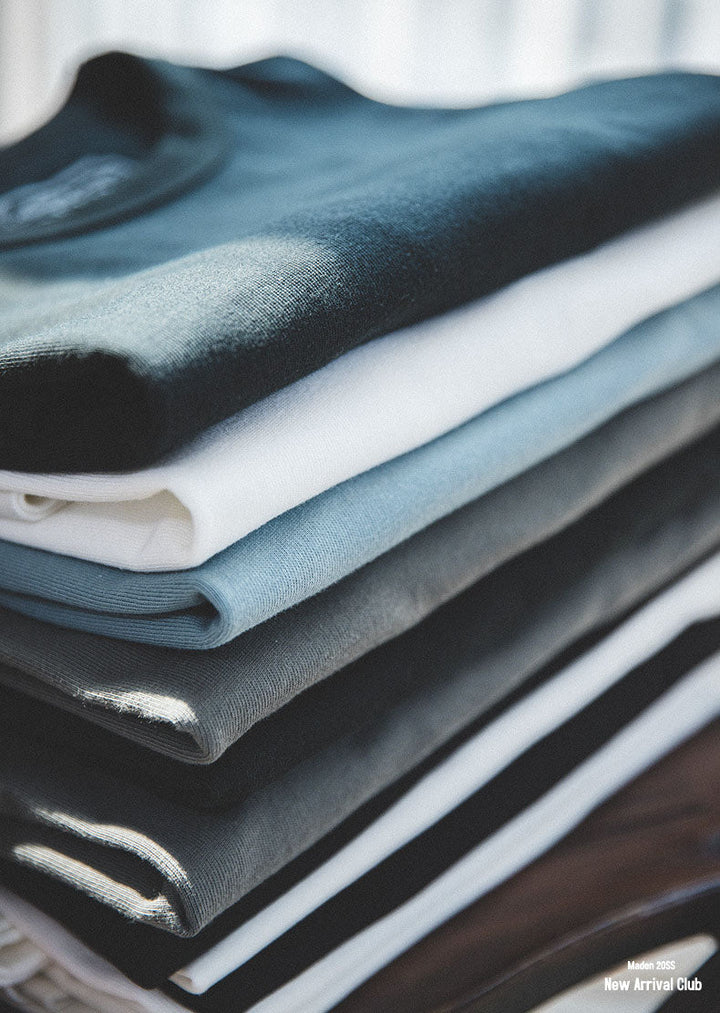 T-shirt classique slim à col rond pour homme