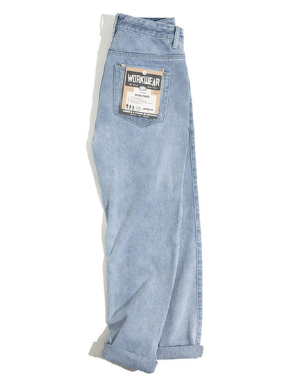Herren Workwear‑Jeans Lockerer Straight‑Cut