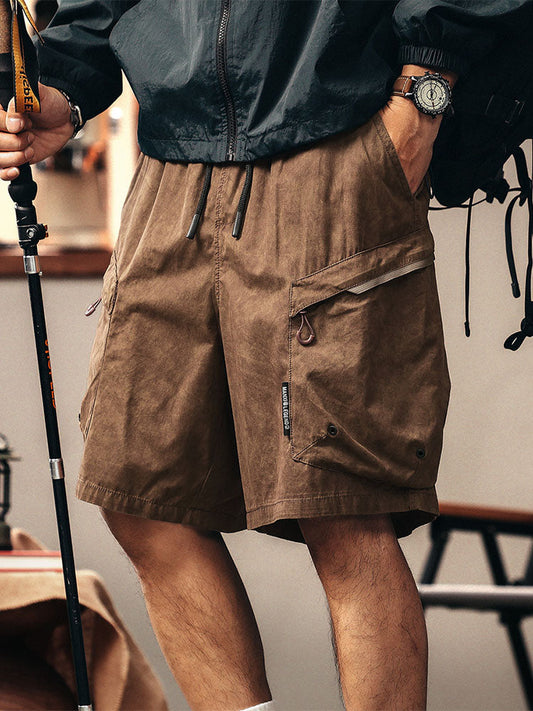 Short cargo décontracté pour homme, idéal pour la randonnée et les activités de plein air