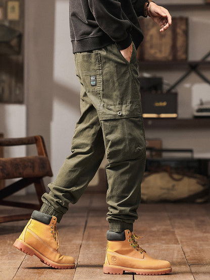 Herren-Jogginghose mit elastischem Bund und schmal zulaufendem Bein