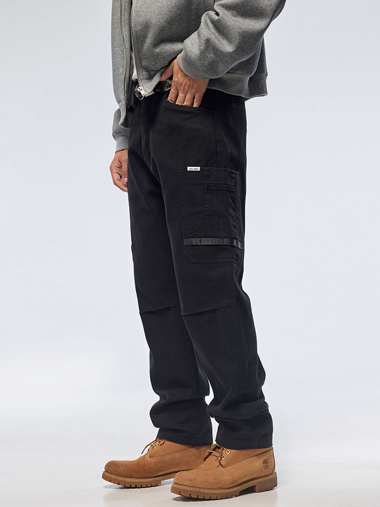 Herren Robuste Mehrtaschen Straight Cargohose