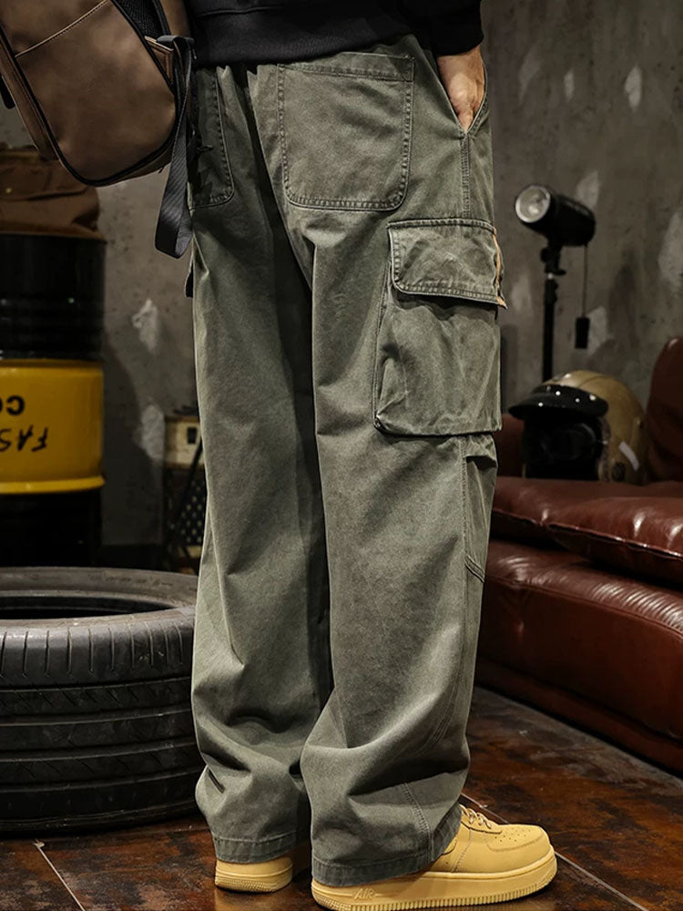 Herren Weit‑Bein‑Cargohose