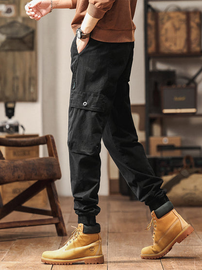 Herren-Jogginghose mit elastischem Bund und schmal zulaufendem Bein