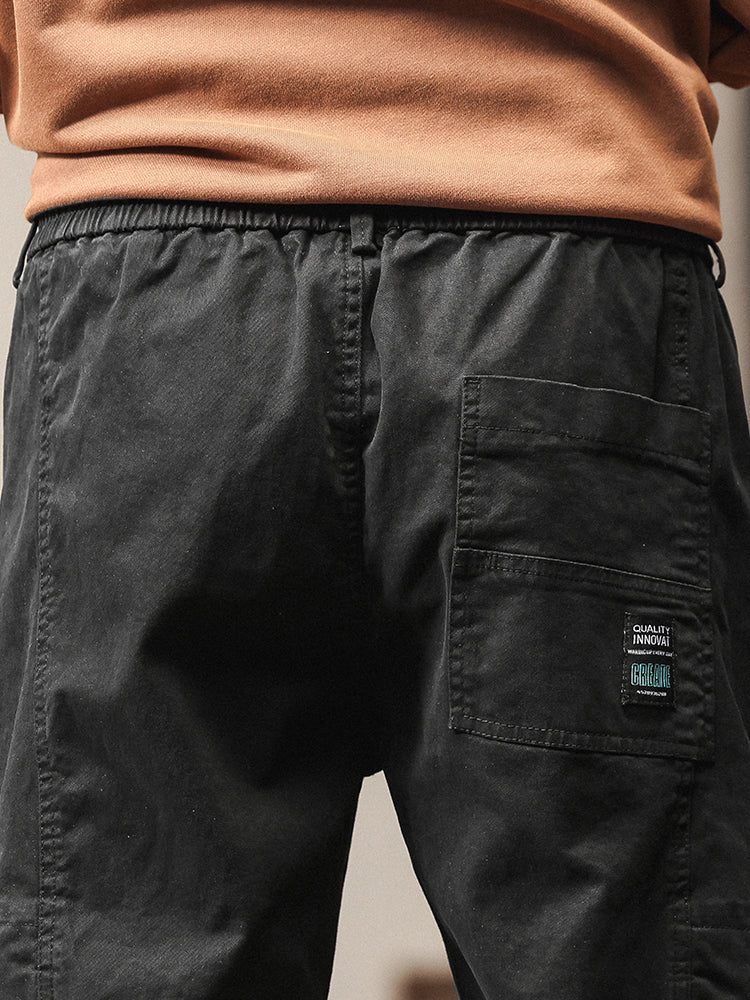 Herren-Jogginghose mit elastischem Bund und schmal zulaufendem Bein