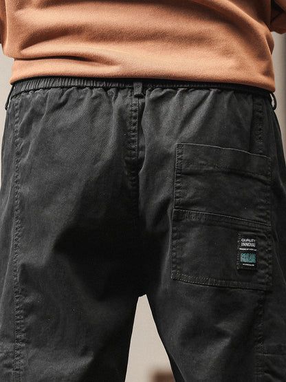 Herren-Jogginghose mit elastischem Bund und schmal zulaufendem Bein
