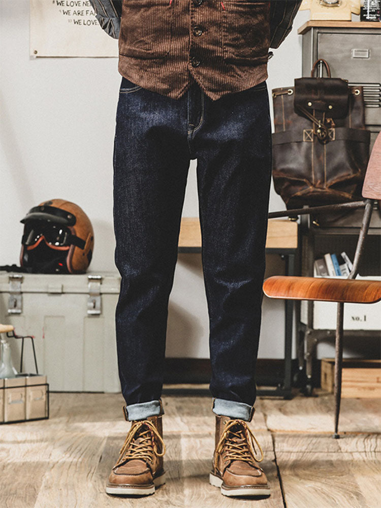 Herren Vintage Tapered Jeans