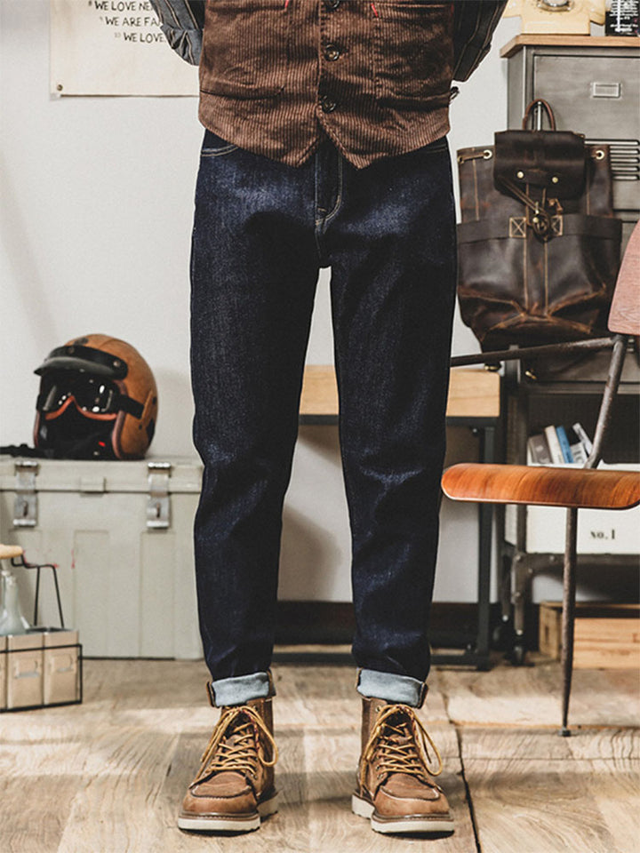 Jeans da uomo vintage a taglio tapered