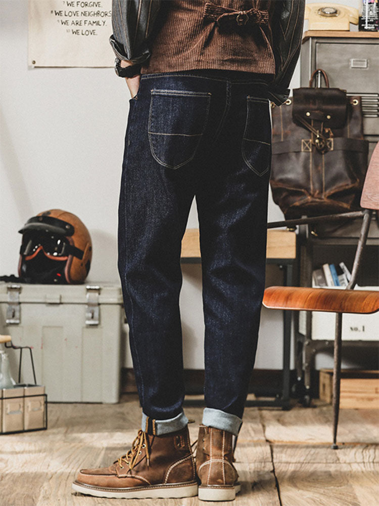 Herren Vintage Tapered Jeans