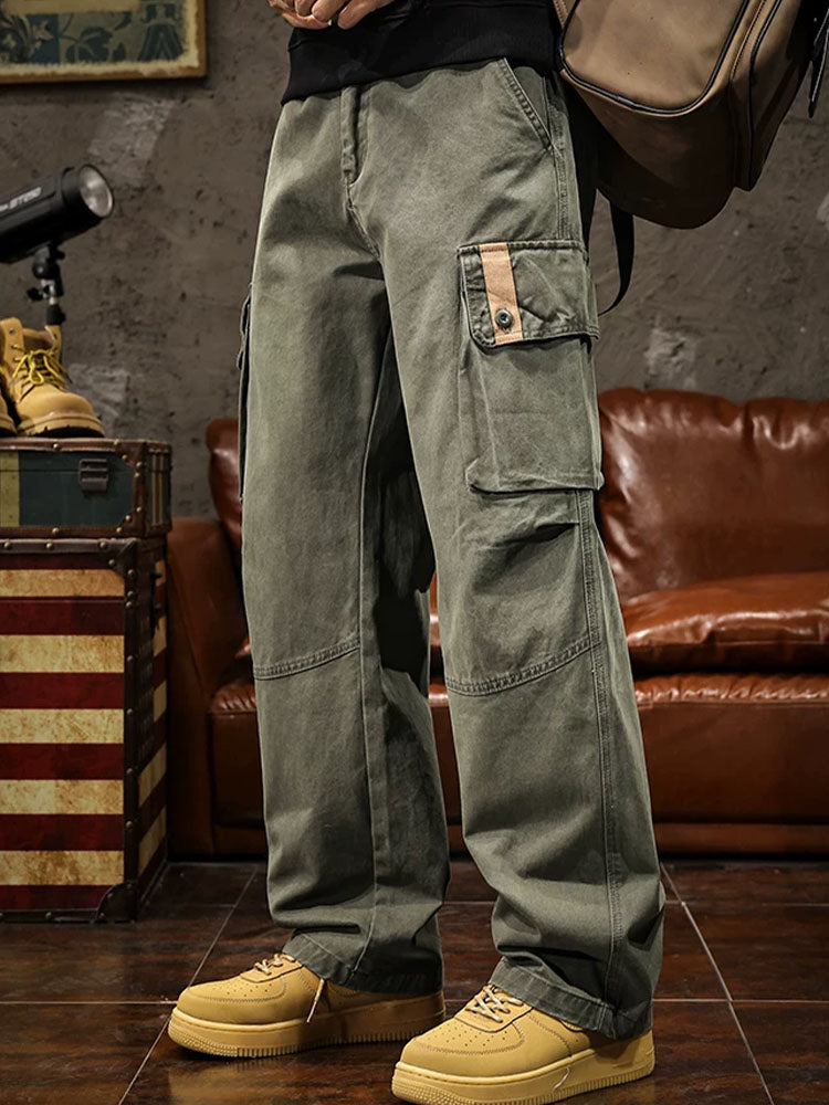 Herren Weit‑Bein‑Cargohose