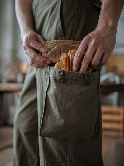 Riproduzione di pantaloni in twill a spina di pesce M-47 dell'esercito francese