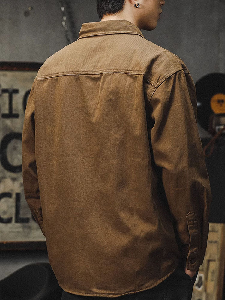 Herren Locker geschnittene Arbeits‑Jacke
