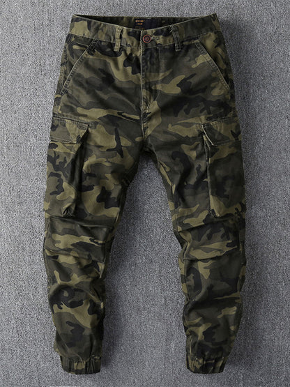 Herren-Cargohose im Camouflage-Look