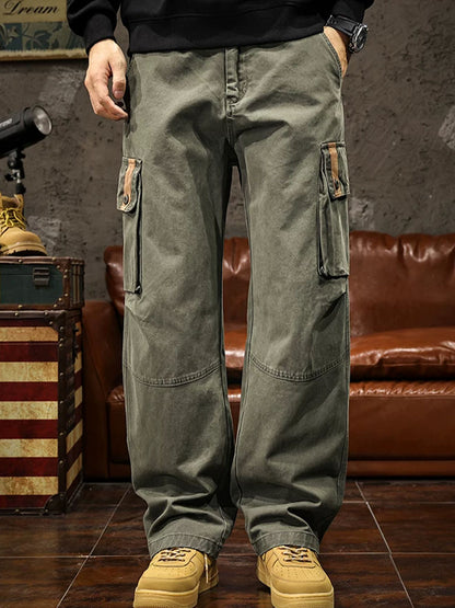 Herren Weit‑Bein‑Cargohose
