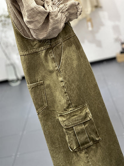 Abito in denim cargo ispirato al vintage