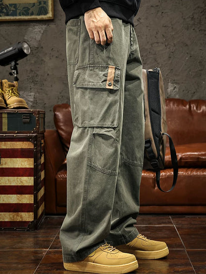 Herren Weit‑Bein‑Cargohose