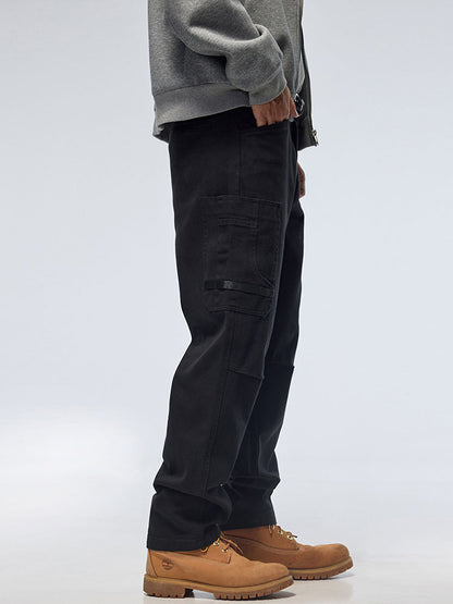 Herren Robuste Mehrtaschen Straight Cargohose