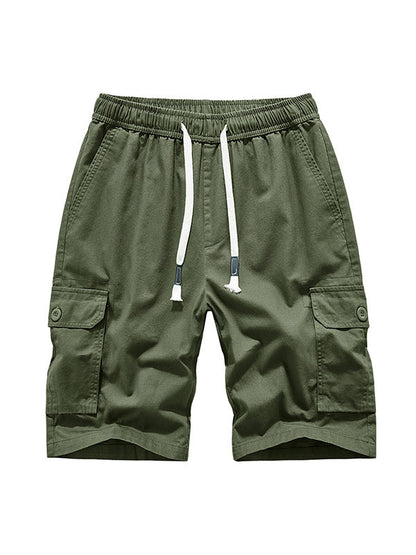 Pantaloncini cargo da uomo con coulisse