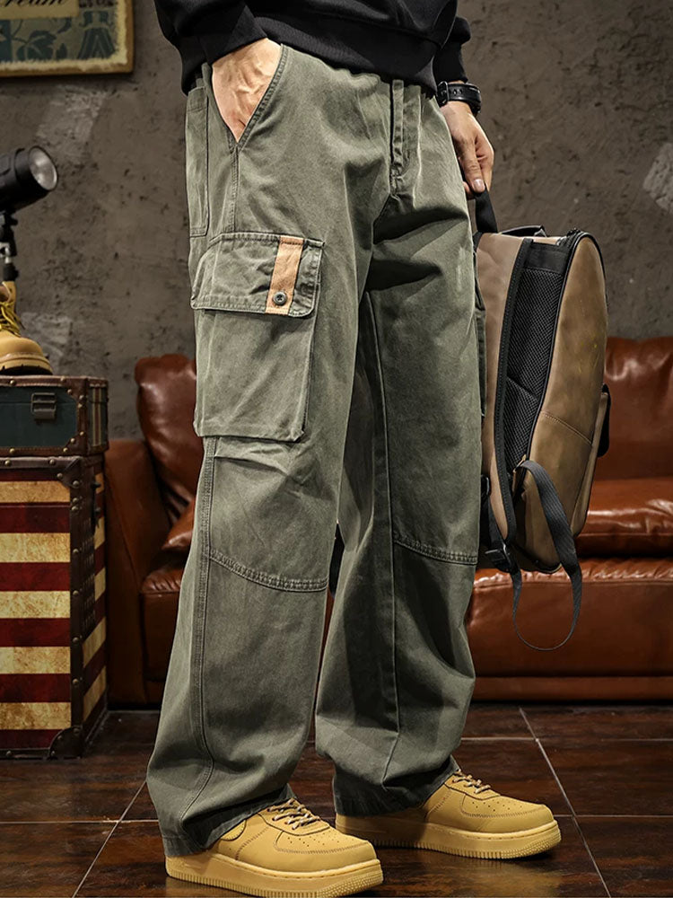 Herren Weit‑Bein‑Cargohose