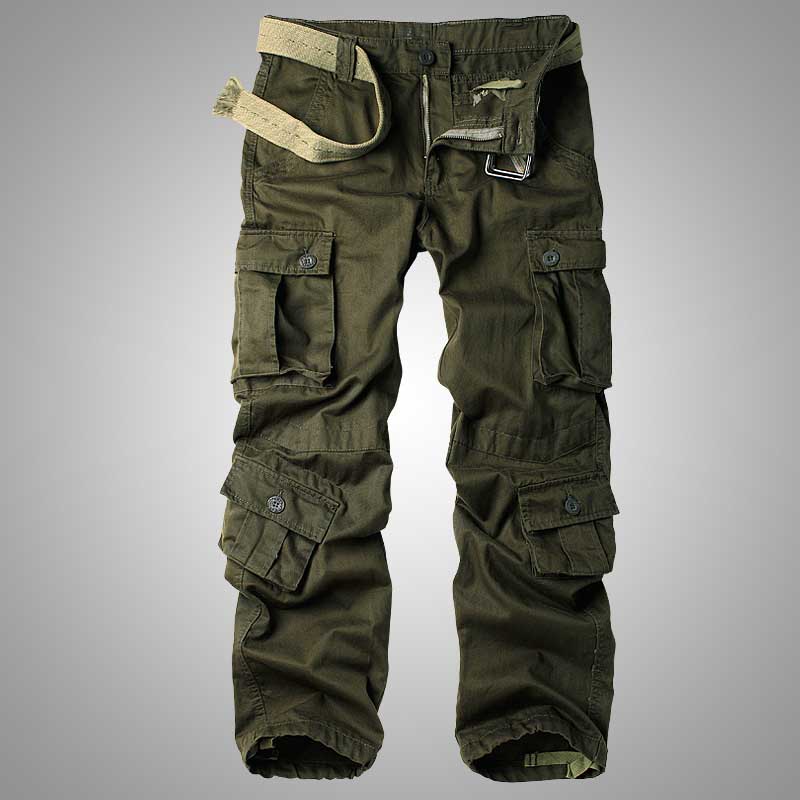 Militärische Baggy-Cargohose mit 8 Taschen