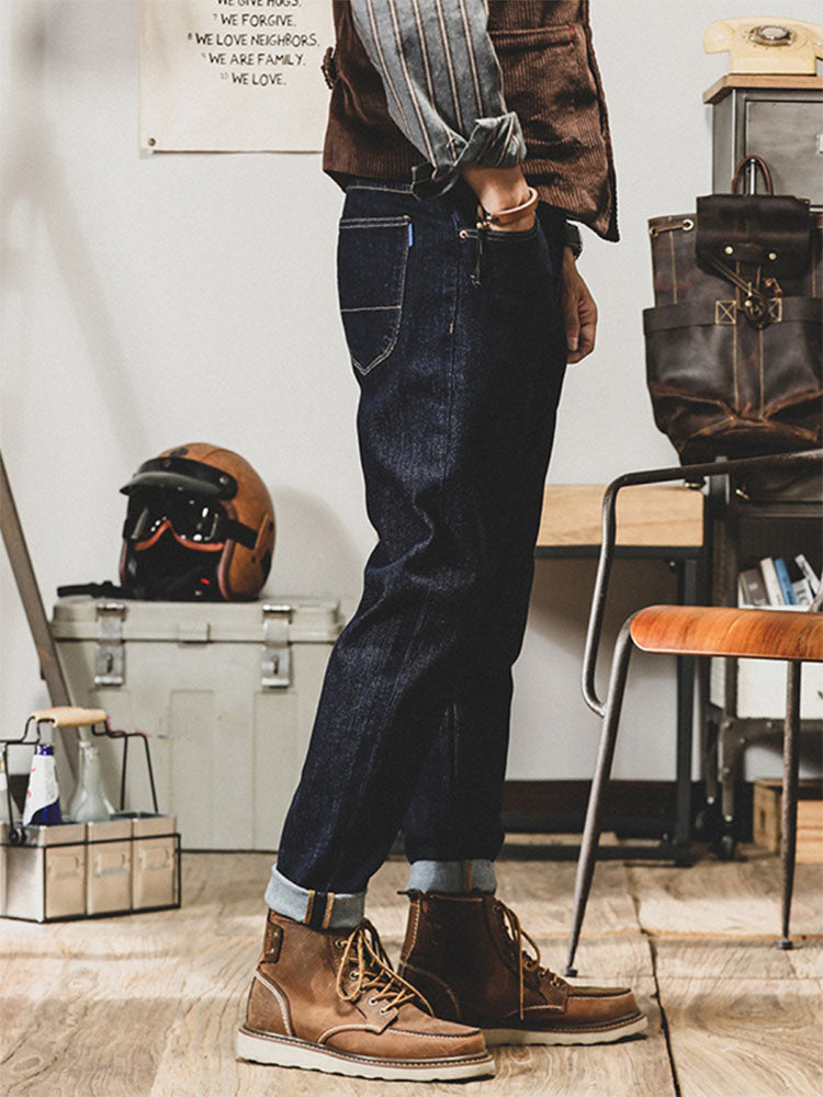 Herren Vintage Tapered Jeans