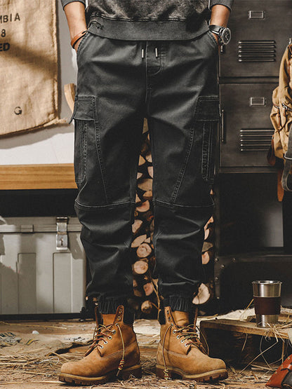 Herren Baumwoll Cargohose mit Stretch