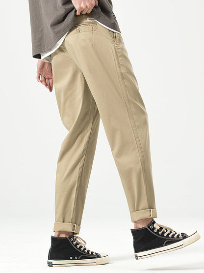Lässige Herren-Freizeithose in Cropped-Passform