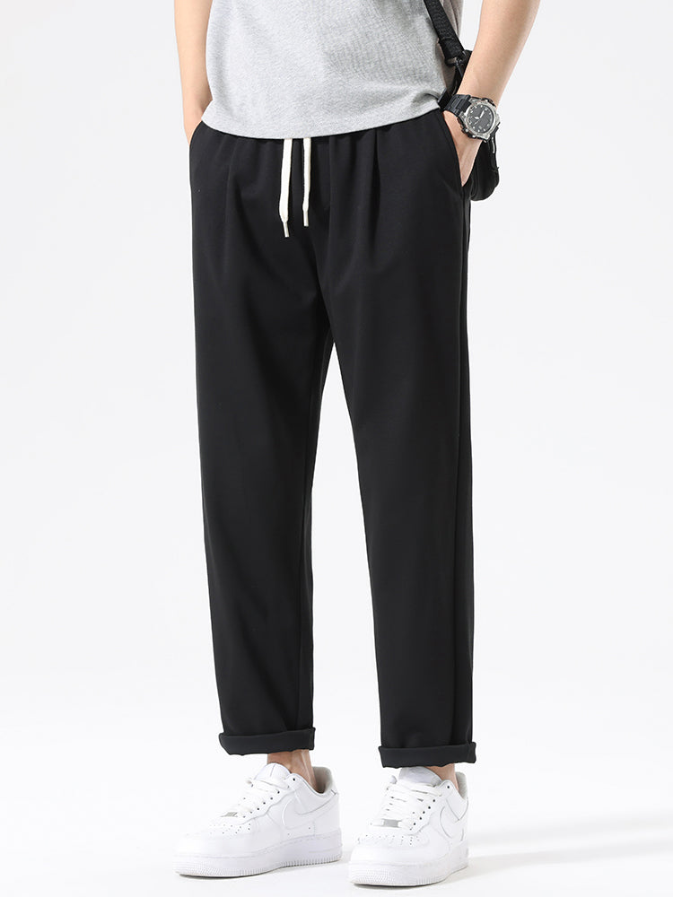 Herren‑Freizeithose mit Kordelzug, locker geschnitten