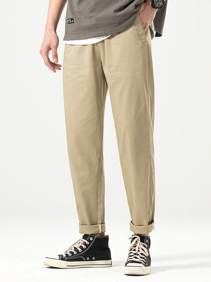 Lässige Herren-Freizeithose in Cropped-Passform