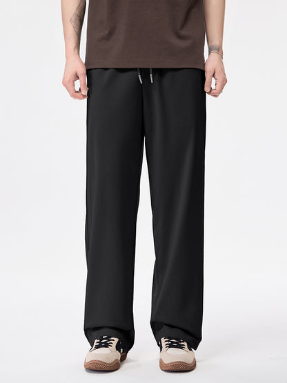 Herren‑Wide‑Leg‑Freizeithose mit Seitenstreifen‑Design
