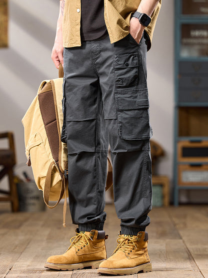 Taktische Cargo-Jogginghose für Herren mit mehreren Lagen und Taschen