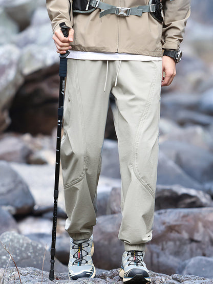 Wasserabweisende Outdoor-Wanderhose im Jogger-Stil für Herren