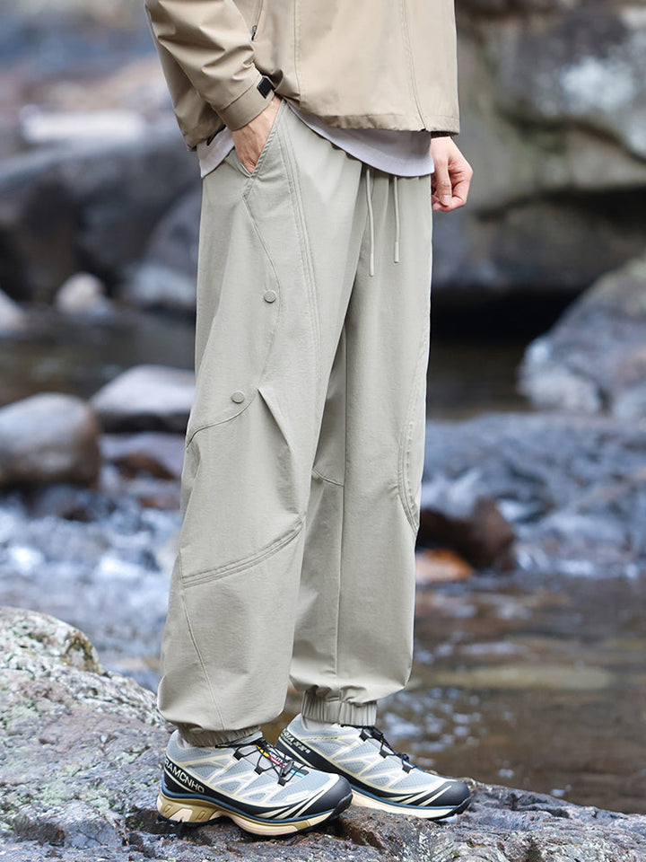 Pantaloni da trekking da uomo stile jogger, resistenti all&