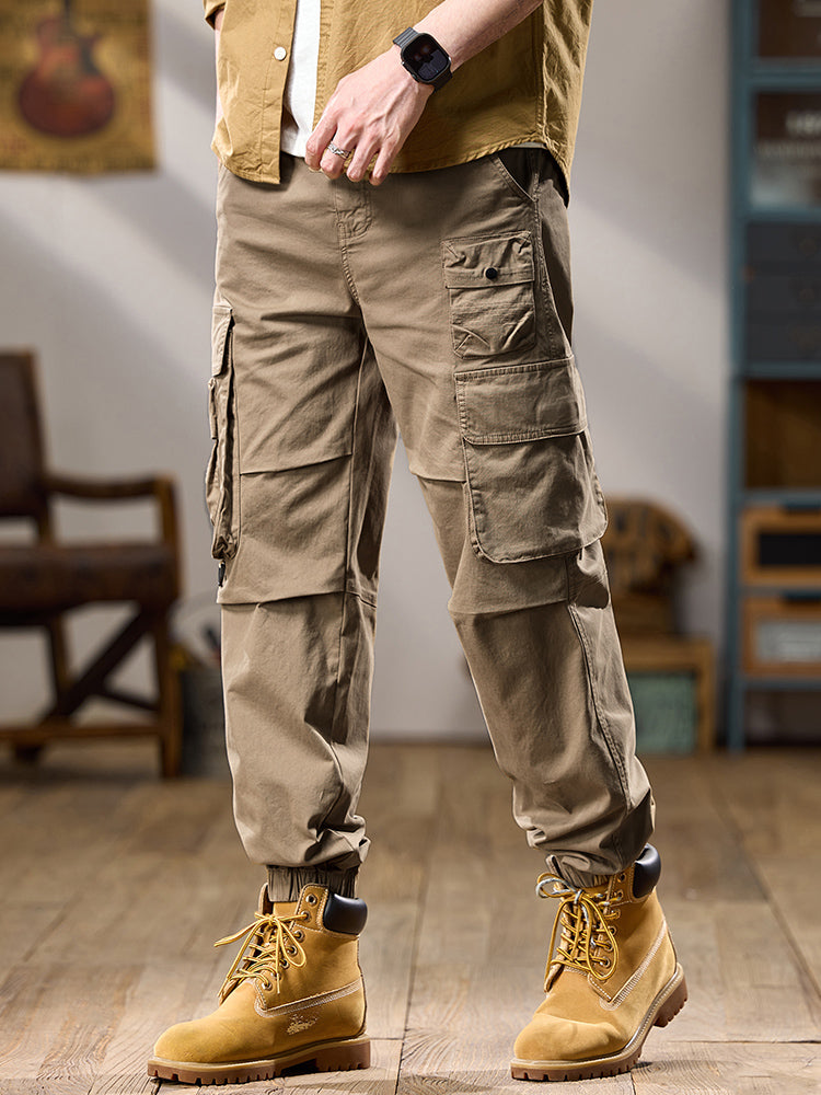 Taktische Cargo-Jogginghose für Herren mit mehreren Lagen und Taschen
