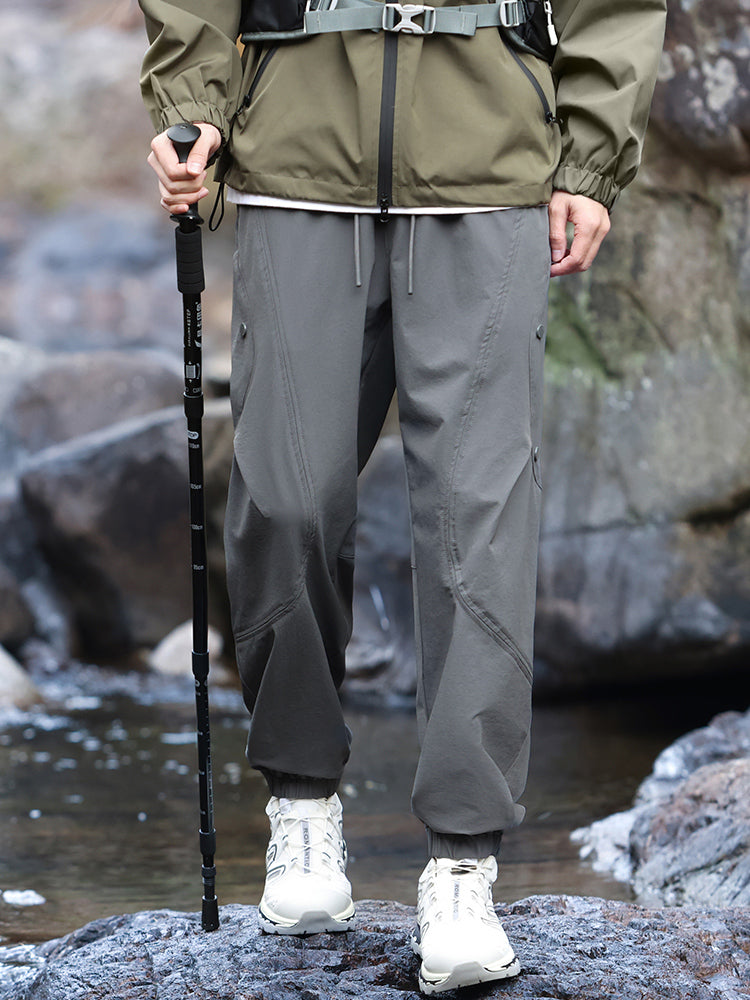 Wasserabweisende Outdoor-Wanderhose im Jogger-Stil für Herren