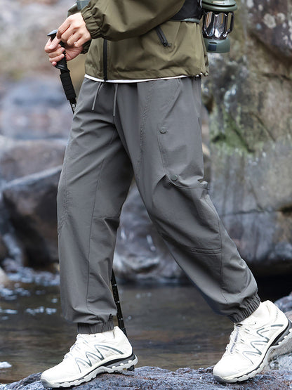 Wasserabweisende Outdoor-Wanderhose im Jogger-Stil für Herren