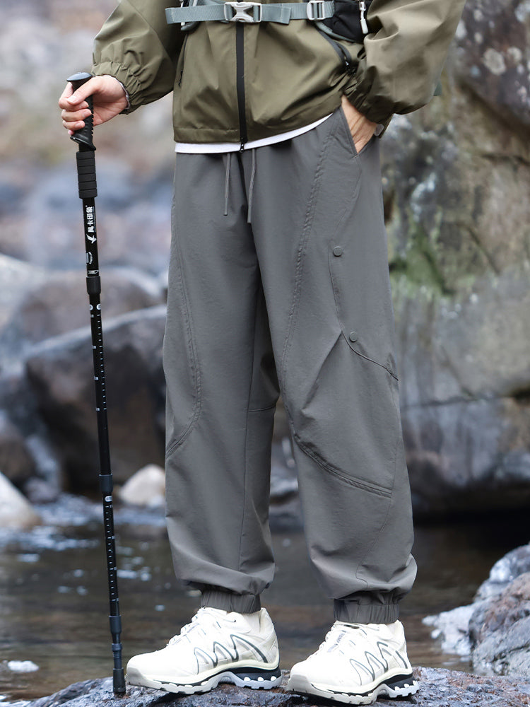 Wasserabweisende Outdoor-Wanderhose im Jogger-Stil für Herren