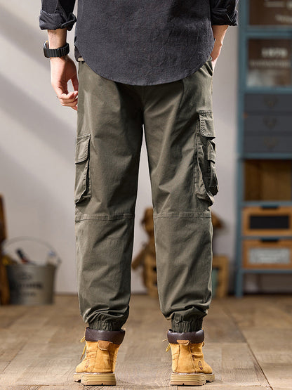 Taktische Cargo-Jogginghose für Herren mit mehreren Lagen und Taschen